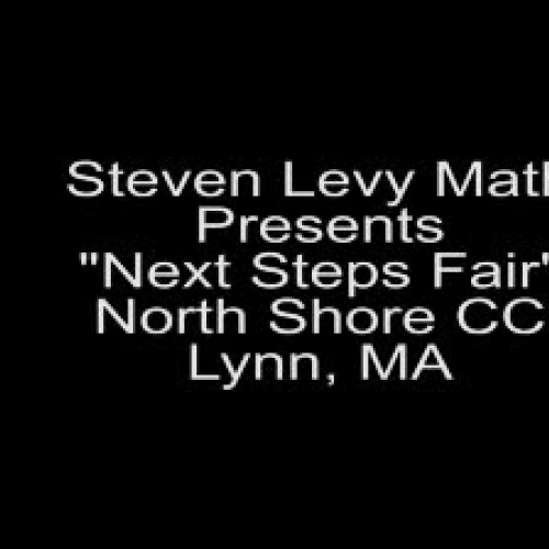 stevenlevymath: Job and Training Fair, North Shore Community College