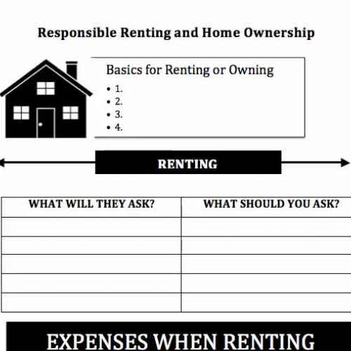 Responsible Renting and Home Ownership