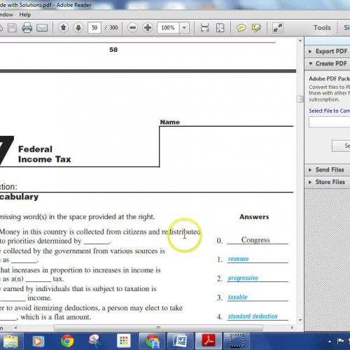 Ch. 7 Review Worksheet - Video Review