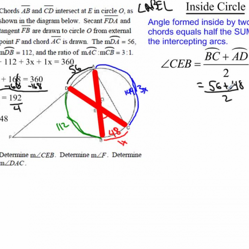 Circle angles VI (Multiple formulas)