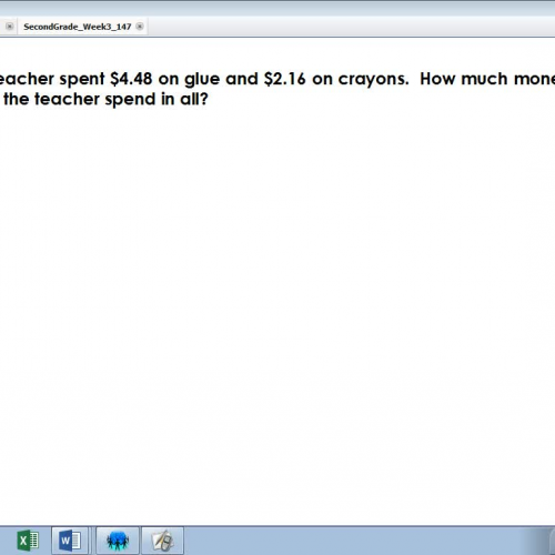 Grade 2 Week 3 Lesson 1 Modeled Drawing