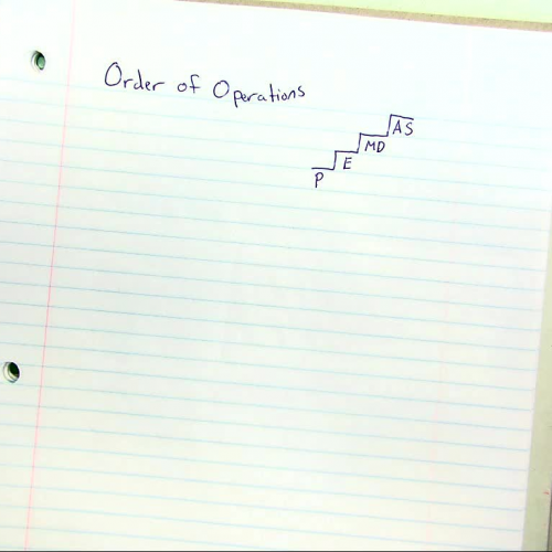 order of operations