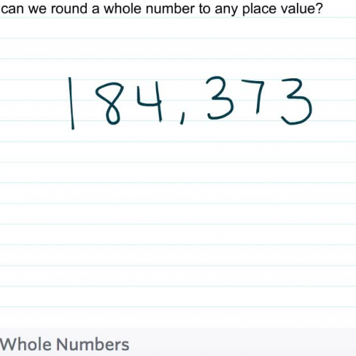 Fourth Grade - Lesson 1.4 Rounding Whole Numbers