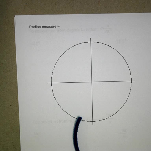 Unit Circle, Degrees, Radians, (Cos A, SIn A) Ex 2
