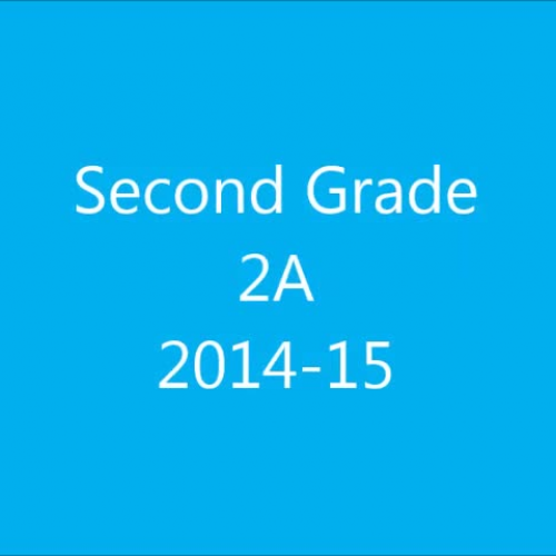2014-15 Second Grade Memories--Bluff View Elementary