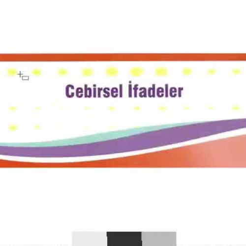 Cebirsel ifadeler