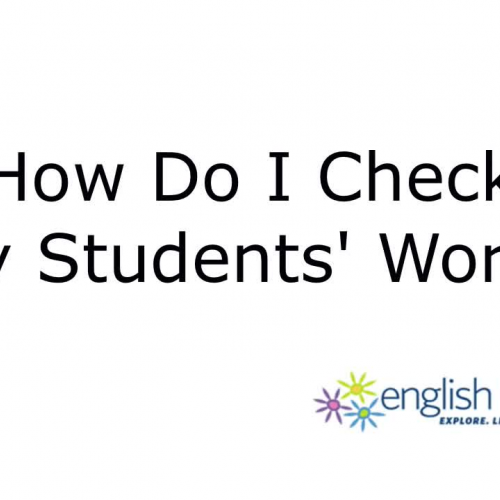 Check My Students' English Listening Work