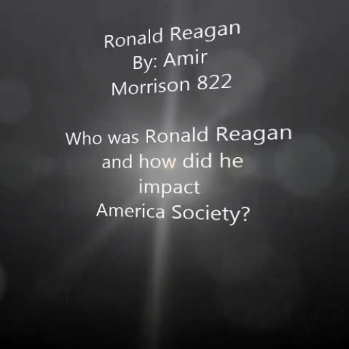 Ronald Reagan Exit Project