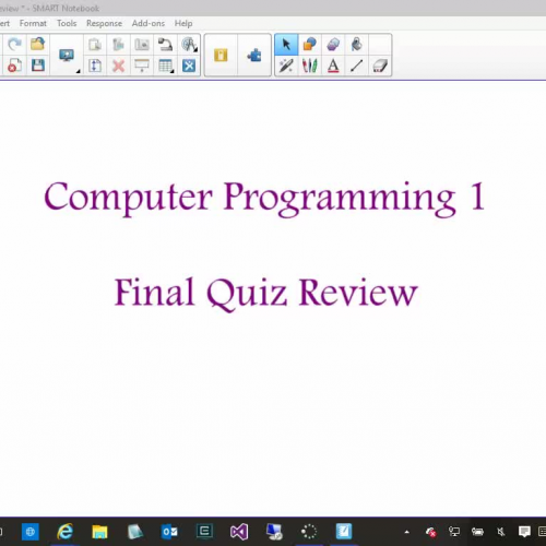 Final Quiz Review part 1