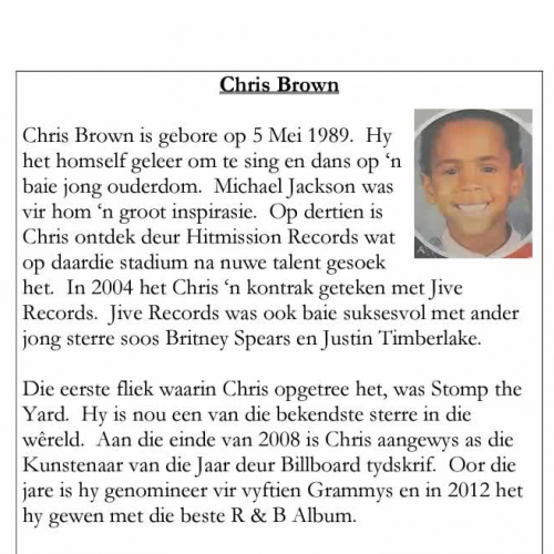 Chris Brown artikel