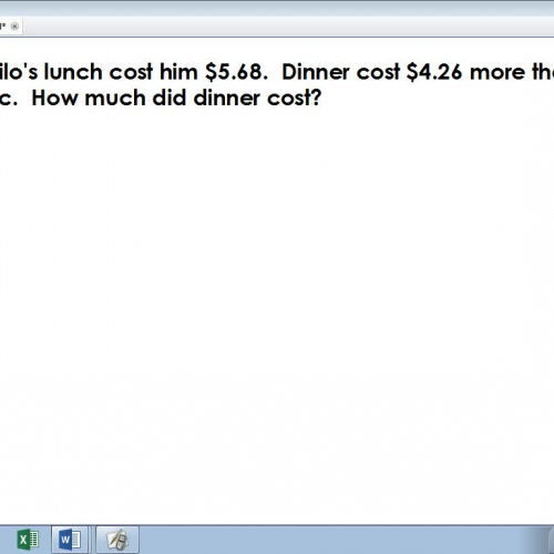 Grade 2 Week 4 Modeled Drawing