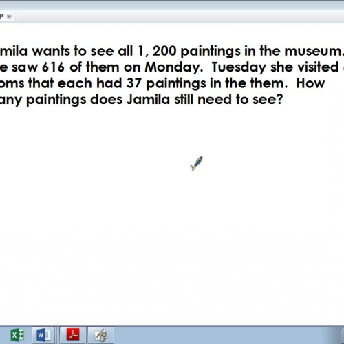 Grade 3 Week 4 Modeled Drawing