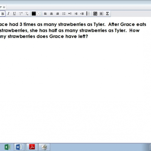 Grade 4 Week 4 Modeled Drawing