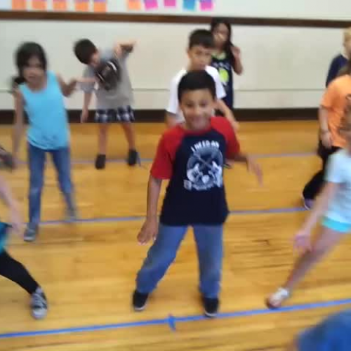 2nd grade dances to Karma Chameleon