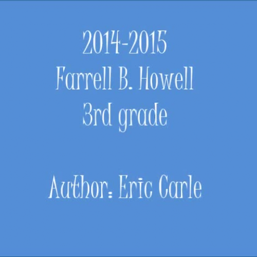 Author Study-Eric Carle