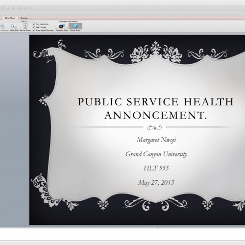 Public Service Health Announcement on Cholera, Part 2