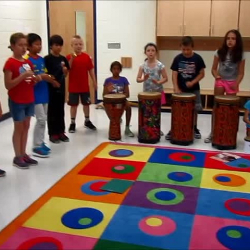 Haycock ES 3rd grade drumming