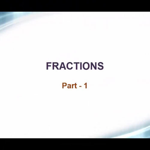 Fractions - Part 1