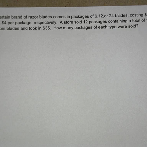 Systems of Linear Equations with Three Unkowns Ex 3