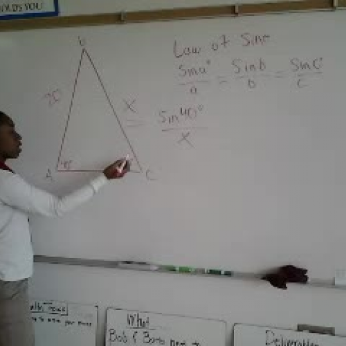 Law Of Sines Tutorial Video