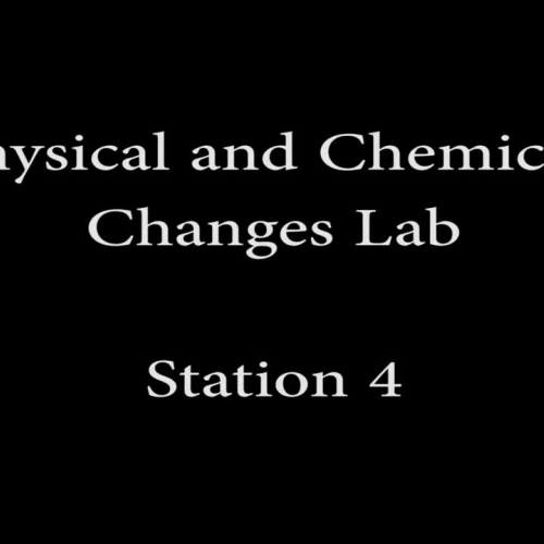 Physical and Chemical Changes Lab_Station 4