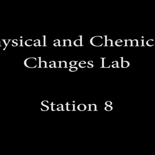 Physical and Chemical Changes Lab_Station 8