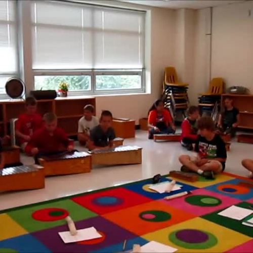 Haycock ES 5th grade - Mbira Jam