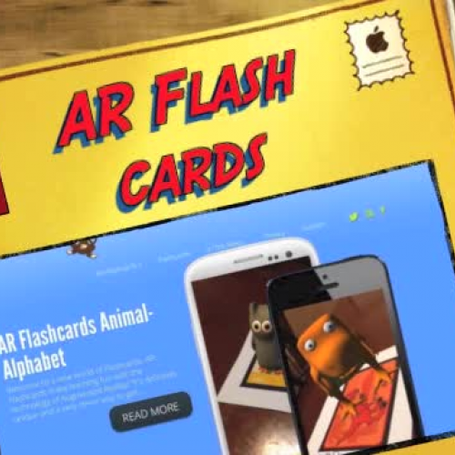 AR (Augmented Reality) Flash Cards