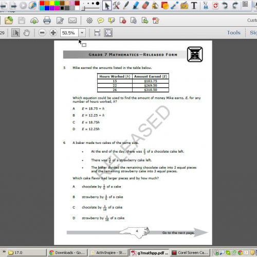 The Number System EOG