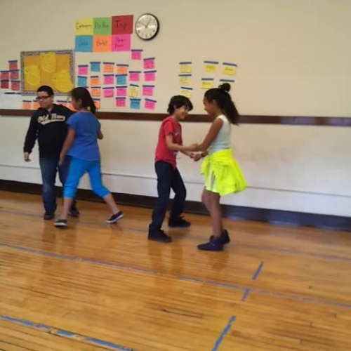 4th grade creates their swing dance