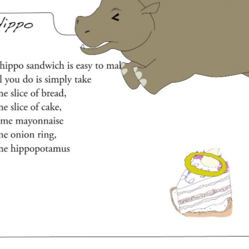 Recipe for a Hippo Sandwich Poem