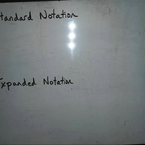Expanded Notation