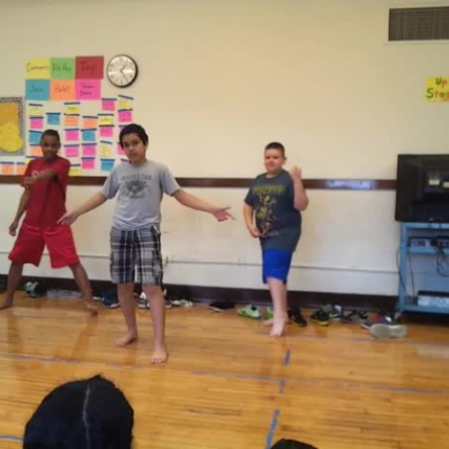 6th grade creates a contemporary dance about rock and hip hop