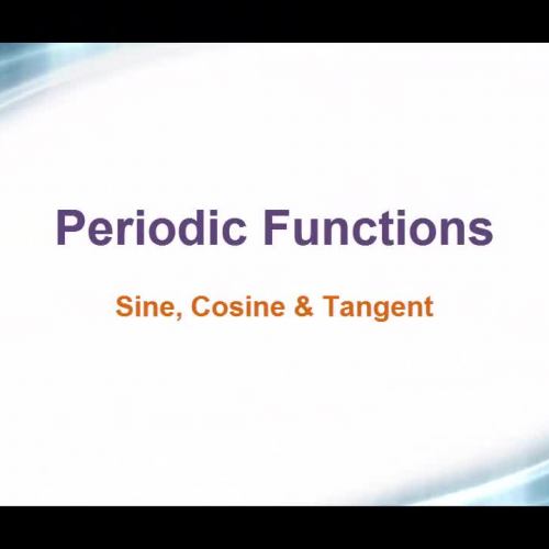 Periodic Functions