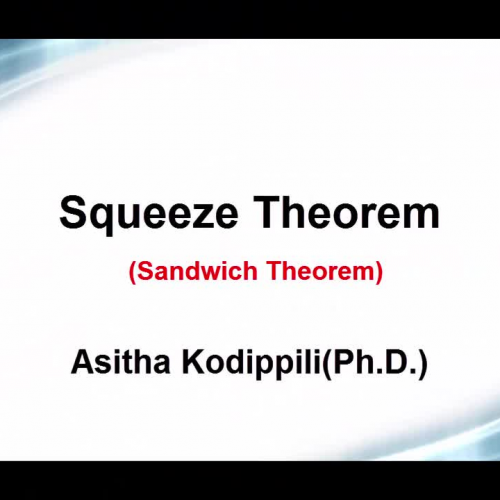 Limits: Squeeze Theorem