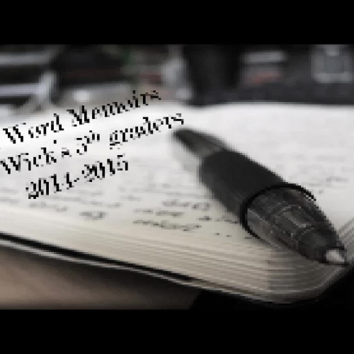5W Six Word Memoirs 2014-2015