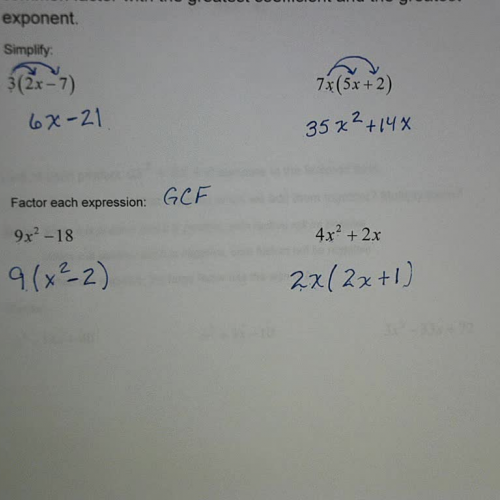 Forms of Quadratics (Factoring) Ex 2