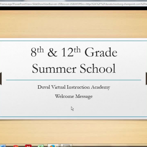 DVIA Summer School 2015 Mrs. Kelle George-Grizzell