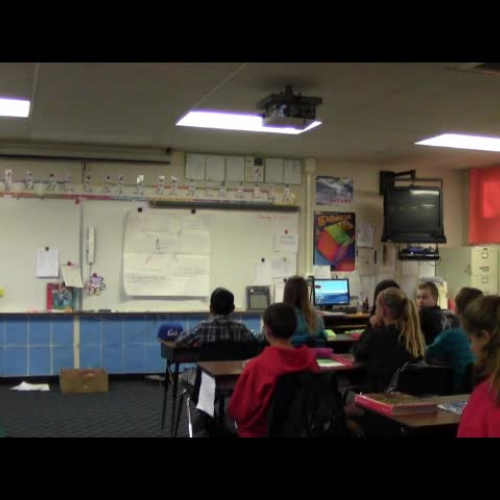 Student teaching lesson