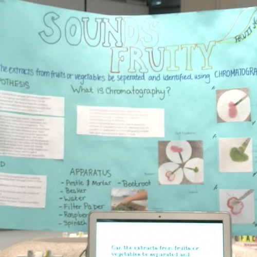 Sounds fruity Science Apprentice 2015