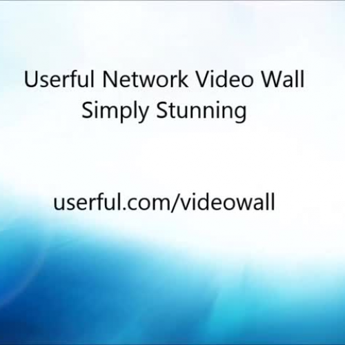 Rise Vision Video Wall Setup- Userful Control Center