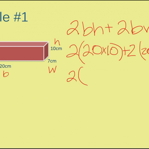Surface Area of a Rectangular Prism