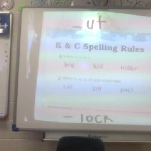 Phonics 8 K & C spelling