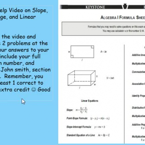 Homework Video: Slope