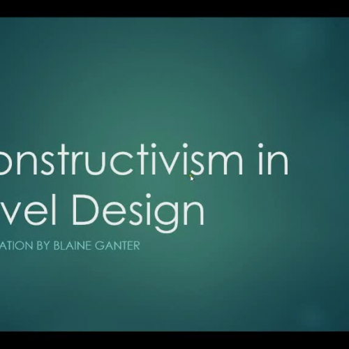 Constructivism in Level Design