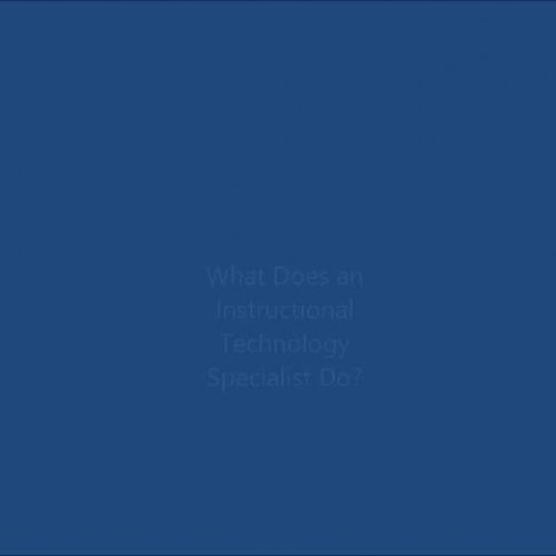 What Does an Instructional Technology Specialist Do?