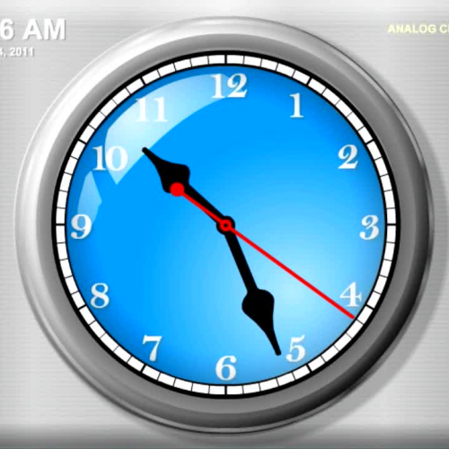 TimerTools Demo: Analog Clock