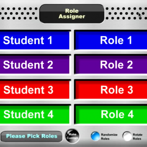 SelectorTools Demo: Role Assigner