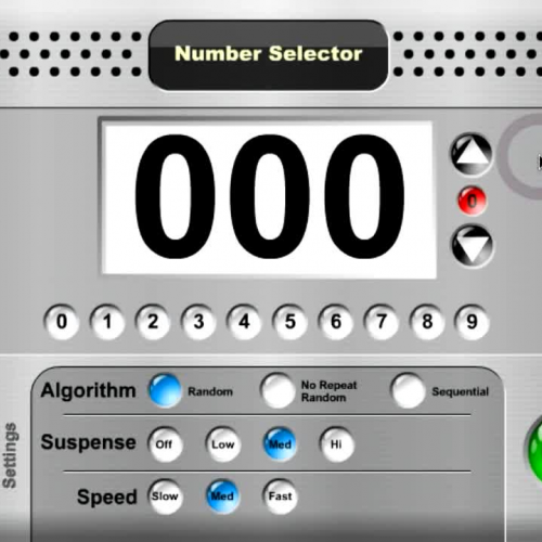 SelectorTools Demo: Number Selector