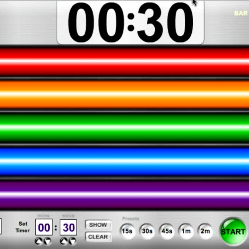 TimerTools Demo: Bar Timer